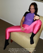 Taylor Renee Jerk Off Encouragement Leggings & Spandex DVD 2267